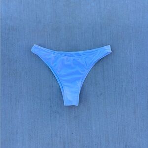Basic white bikini bottoms